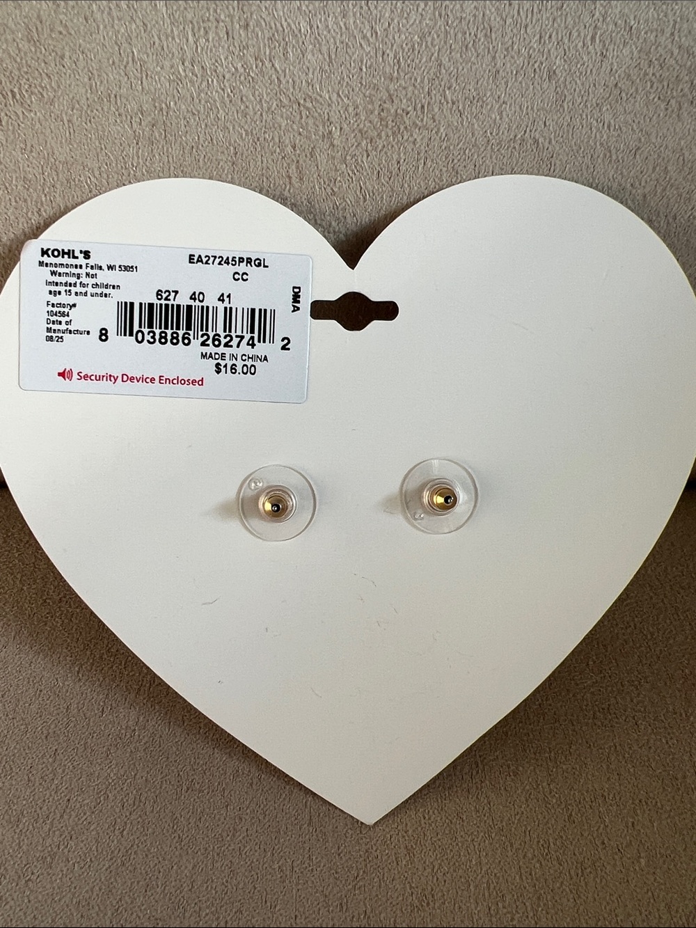 NWT LC Lauren Conrad Gold Bow Earrings with Crystal Accents 🎀 - Picture 3 of 5